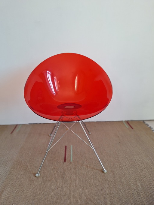 Sedia Kartell Eros Eiffel Tower Legs di Philippe Starck 