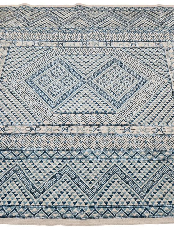 Image 1 of Tappeto Kelim orientale annodato a mano, Soumak, Tunisia, 154x238 cm.