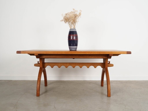 Eichentisch, dänisches Design, 1960er Jahre, Designer: Henning Kjaernulf