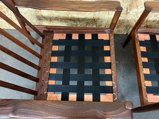 Image 1 of 2x 60s 70s teak armchair Easy Chair Loungechair Danish Modern Design 70s