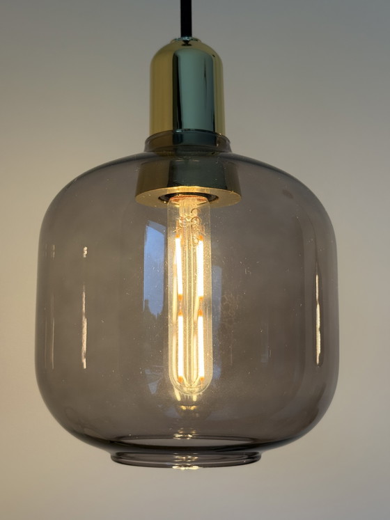Image 1 of 2x Amp lamp rook/messing Norman Copenhagen