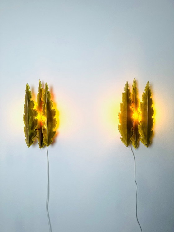 Model 5193 Brutalist Wall Lights by Svend Aage Holm-Sørensen for Holm-Sørensen & Co, Denmark, 1960s – Brass (photo 7 of 7)