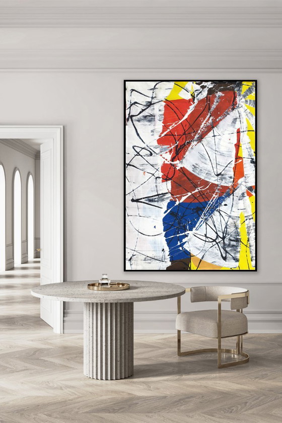 Jürgen Angeler - Rode Bloem - XXL – Schilderijen & Tekeningen, Canvas (photo 11 of 20)