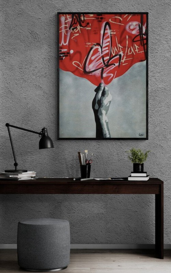 Image 1 of ASKO - Reveal - Artist's painting on card stock