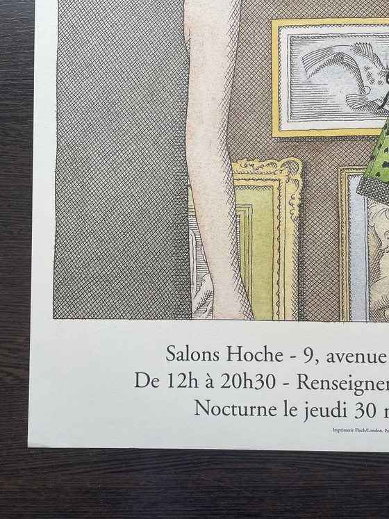Originele poster van Pierre Le-Tan – Salon Du Dessin, Parijs (2000) – Paper (photo 5 of 7)