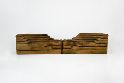 DS-1025 Terrazza Sofa By Ubald Klug For De Sede, 1970s – modulaire banken, Leather