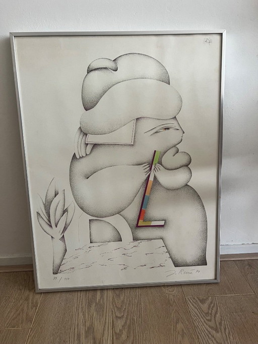 Jörg Remé - Jorge Reme, litografía 1978