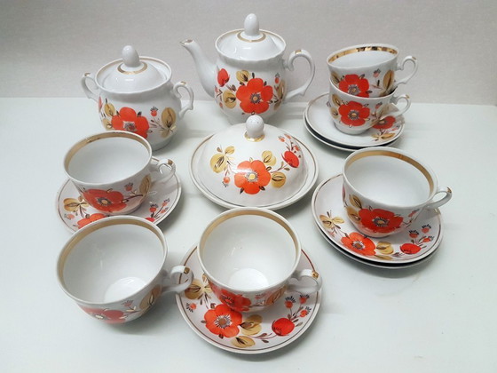 Image 1 of Servizio da tè della fabbrica di porcellana Baranovsky