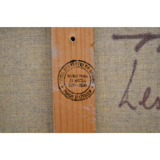 Michel Petiot, bekend als Micha "The Fruits" (1989) Canvas, gesigneerd – Schilderijen & Tekeningen (photo 10 of 11)