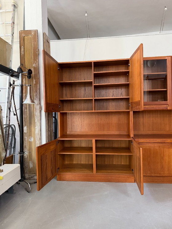 Mobile a parete Dyrlund design danese, Wall Unit, Armadi a muro vintage – Vetro, Legno (photo 7 of 10)