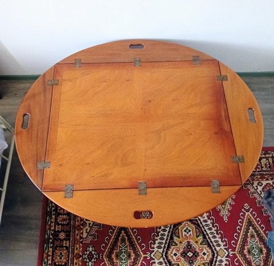 Grande Table Plateau de Majordome – Tables basses, Wood, Brass (photo 3 of 11)