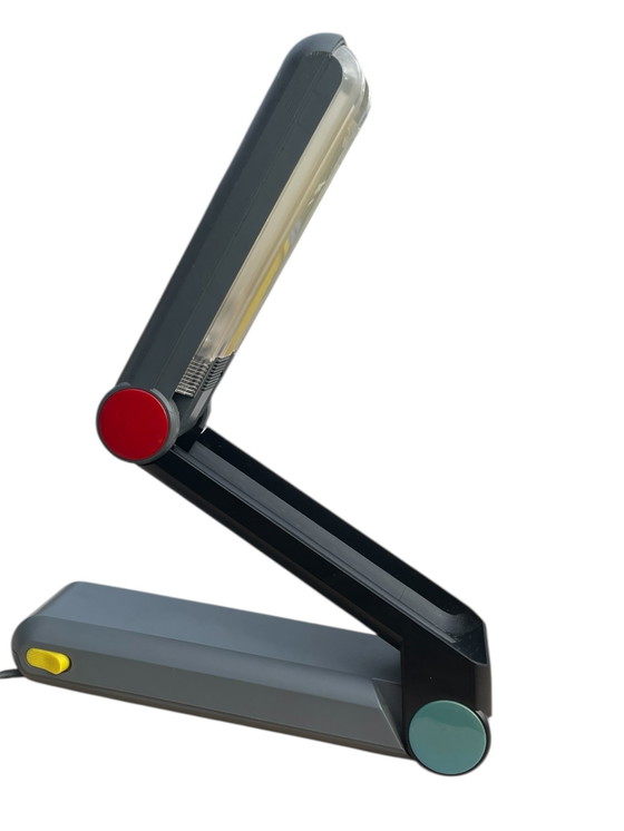 Image 1 of Philips Z-Lamp FGG200 Memphis anni '80 per tavolo o parete pop art HongKong vintage