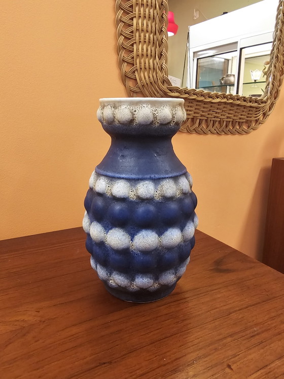 Bay Keramik West Germany 44-20 Vase Vintage Blue – Ceramic (photo 2 of 6)