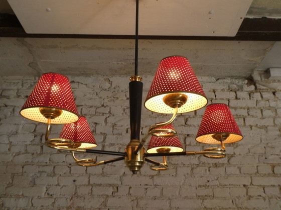 Lustre Mid-Century, France, années 1950 – Mid Century Modern (photo 3 of 7)