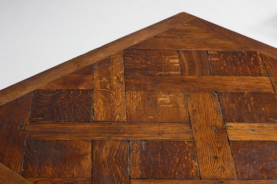 Image 1 of Brutalistischer Parkett Couchtisch, Frankreich, 1970er