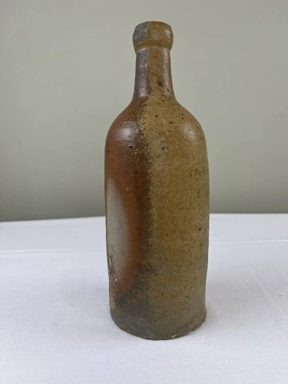 Geflammte Steingutflasche aus dem 19. Jahrhundert. – Gläser & Karaffe, Porcelain, Brutalist (photo 10 of 10)
