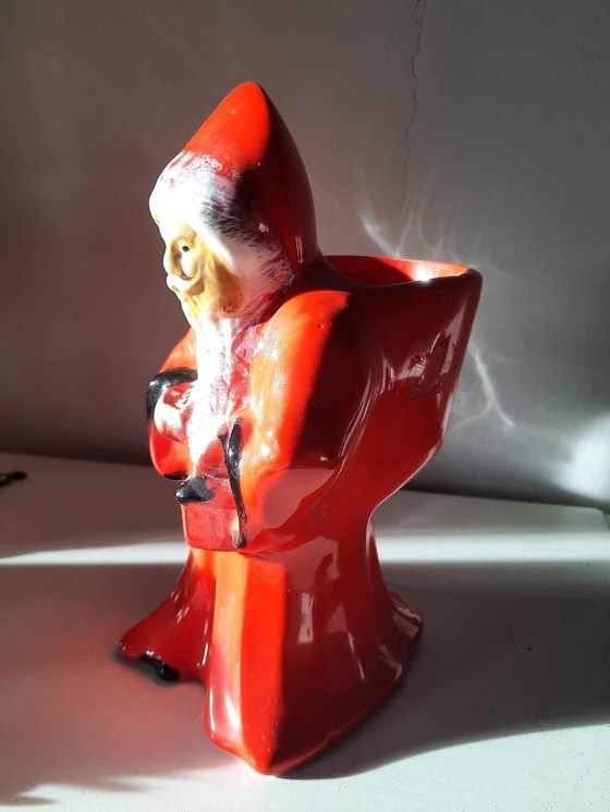 Image 1 of Vintage Candy Container Santa Claus (J.M. Radureau, Vallauris)