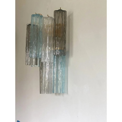 Set di 2 applique da parete Tronchi in stile Murano multicolore