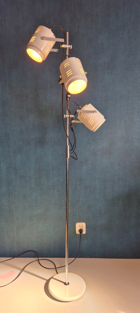 Image 1 of Lampada da terra vintage - Herda | 3 faretti - Anni '70