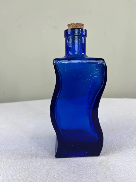Kobaltblaue Flasche – Gläser & Karaffe, Crystal, Glass (photo 2 of 7)