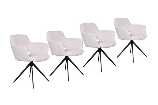 Ensemble de 4 chaises de salle à manger Julianus de la collection DMO