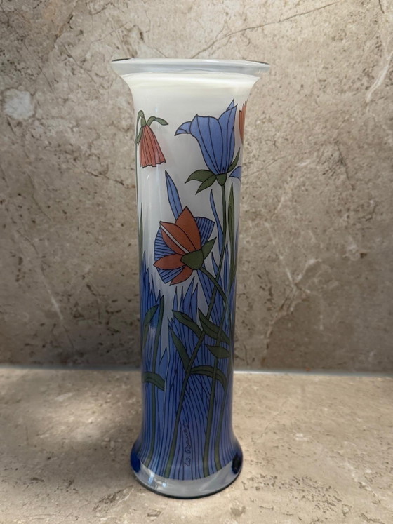 Rosenthal Vase 100 Jahr, Vasen, Glas, Blau (Foto 15 von 15)