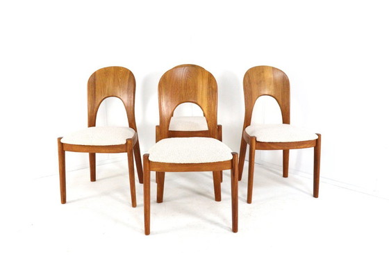 Image 1 of Set di 4 sedie da pranzo Koefoed Morten John Mortensen vintage