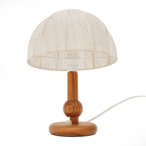 Image 1 of Coppia di lampade da comodino in legno, anni '70