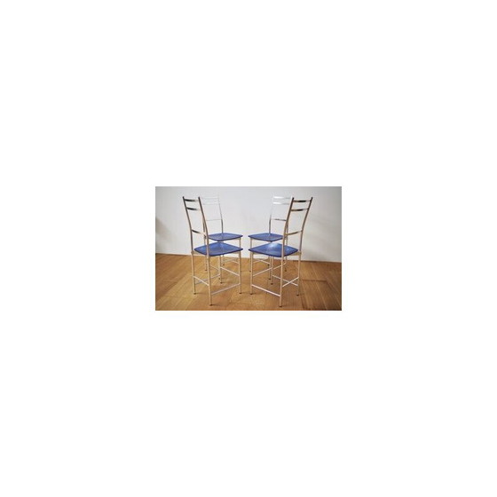 Image 1 of Set of 4 vintage chairs by Ycami, Italy 1980