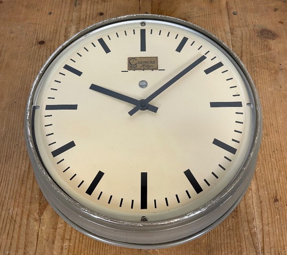 Image 1 of Vintage Dutch Wall Clock from Gaemers Horloger,  1950s