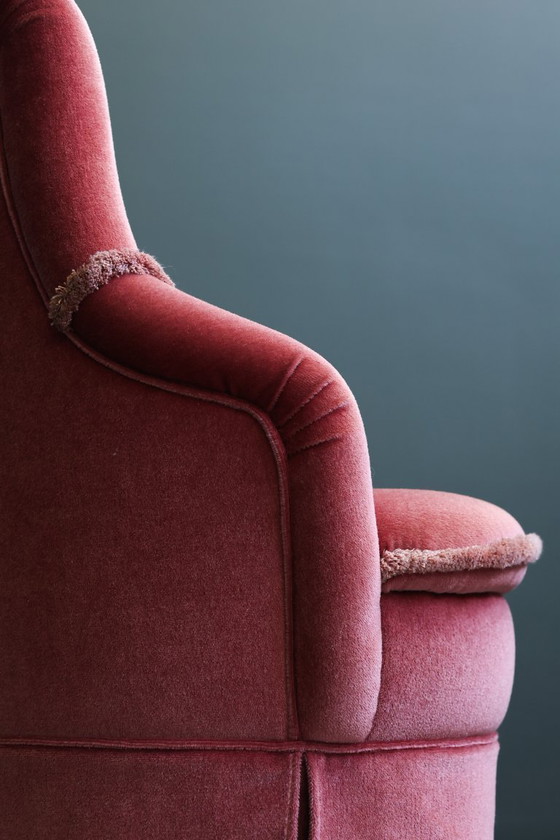 Image 1 of Set di due sedie da boudoir vintage