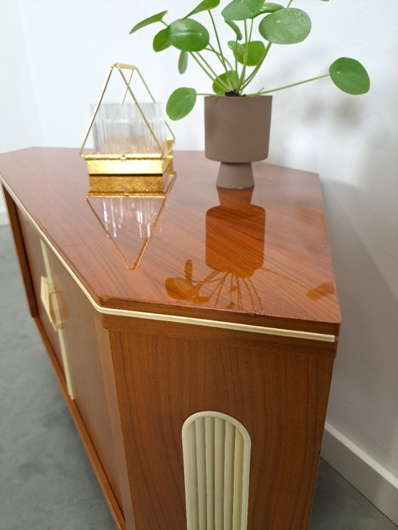 Image 1 of Mobile bar girevole di metà secolo, mobile bar