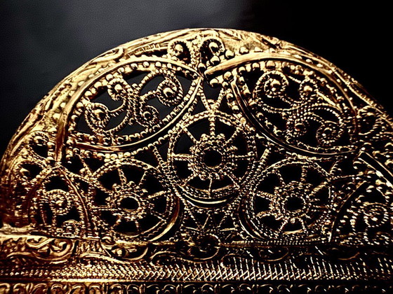 Image 1 of Vassoio/svuotatasche a specchio con manici anni '50