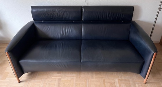 Divano di design Leolux Goncharov con 2 poltrone Goncharov. – Divani 3 posti, Pelle (photo 7 of 7)