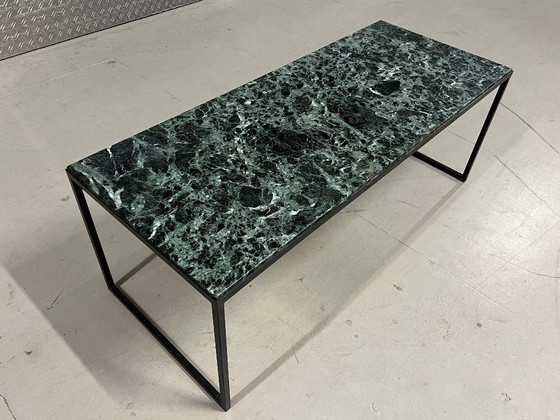 Image 1 of bijzet tafel met marmeren blad