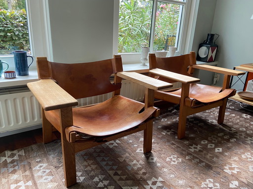 2x Spanish Chair by Børge Mogensen