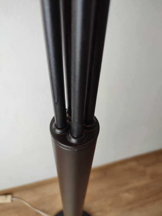 Image 1 of Space Age Floor lamp waterfall spheres 1970s black