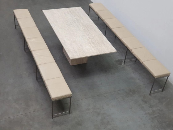 Image 1 of Design XL sofa daybed lounge stainless steel minimalist