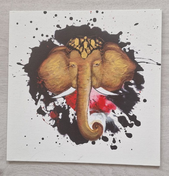 Elefantenporträts – Gemälde & Zeichnungen, Paper, Canvas (photo 3 of 8)