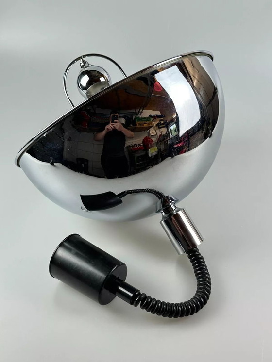 Image 1 of Lámpara de techo colgante Florian Schulz P58 de latón, años 60 y 70, Space Age