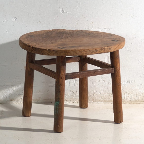 Tavolino basso rotondo antico in legno di olmo – Cina, circa 1930 – Tavolini da caffè (photo 4 of 40)