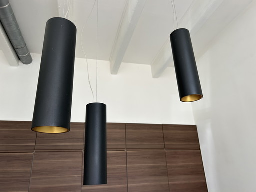 3 lampade a sospensione dimmerabili Deltalight Ultra CD LED di design