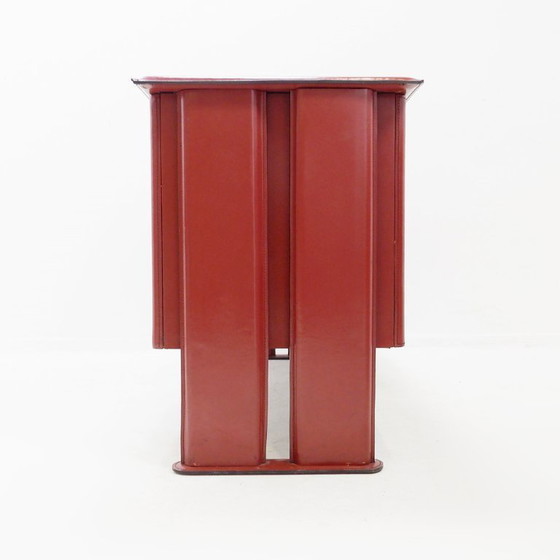Image 1 of Leather sideboard by De Couro of Brazil - 1980s
