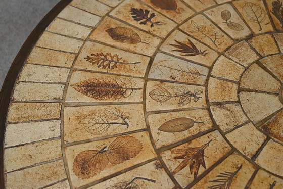 Image 1 of Coffee table signed R. Capron, Les Herbiers Collection, Vallauris – 1960