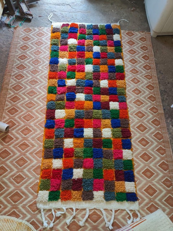 Meerkleurige wollen loopband 80/300 – Vloerkleden en tapijten, Wool (photo 7 of 8)