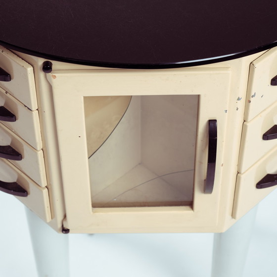 Image 1 of Industrial Turnable Dentist Cabinet, France 1950s