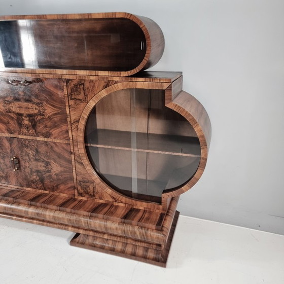 Art Deco Sideboard, 1940s – Glass (photo 5 of 10)