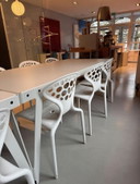 Moroso chair made of plastic designed by Ross Lovegrove