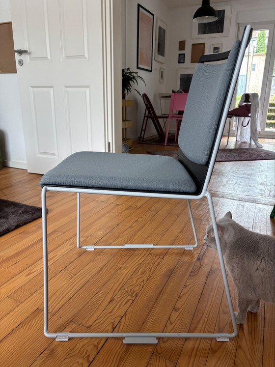 Image 1 of ✨ Silla VIASIT Klikit con carcasa negra y funda de asiento plateada ✨