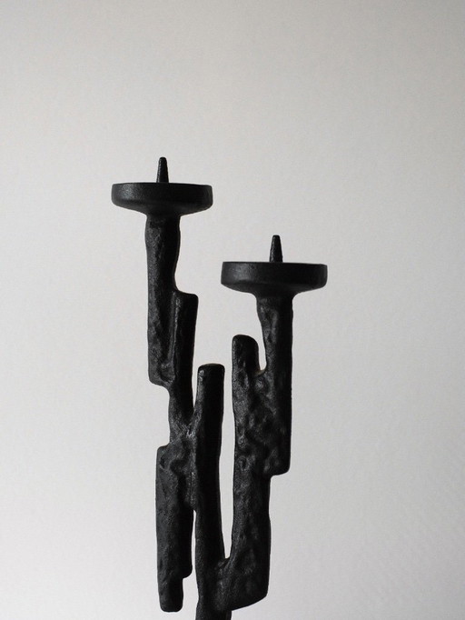 Horst Dalbeck Brutalist Candle Holder